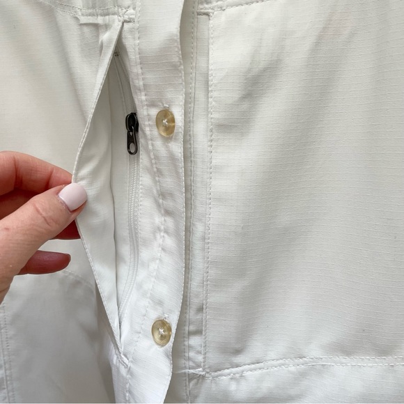 ROYAL ROBBINS Adventure Performance Hiking Shirt White Size Small - Picture 4 of 8
